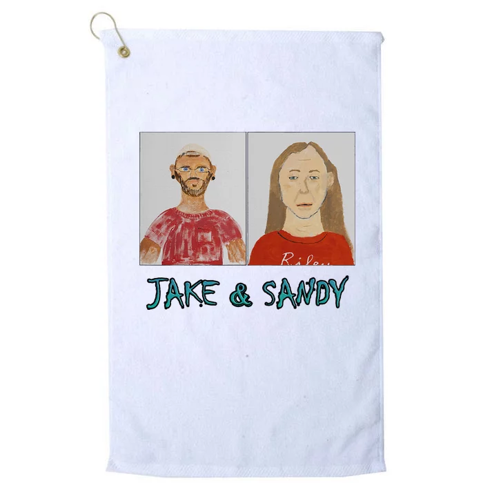 Jake And Sandy Portraits Platinum Collection Golf Towel