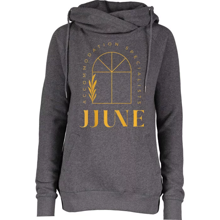 Jjune Accommodation Specialists Womens Funnel Neck Pullover Hood