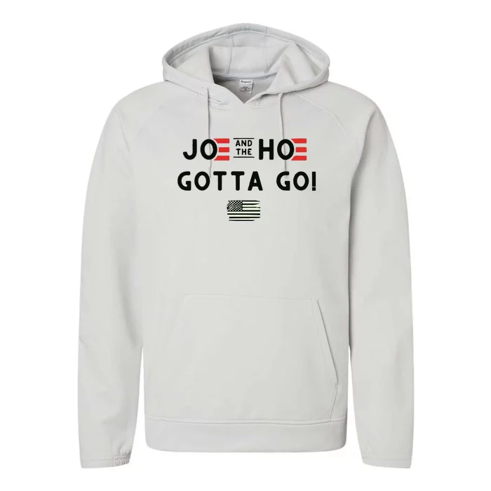 Joe And The Hoe Gotta Go! American Flag Performance Fleece Hoodie