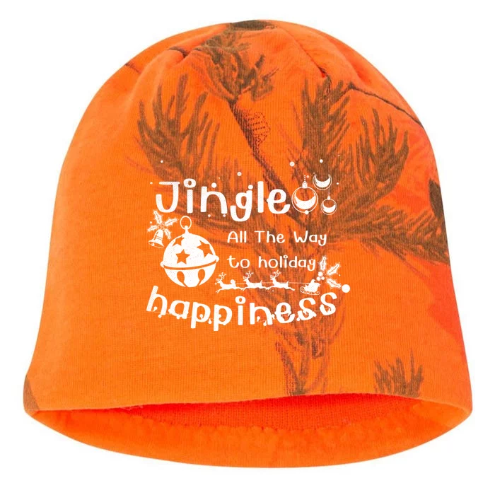 Jingle All The Way To Holiday Happiness Cute Gift Kati - Camo Knit Beanie