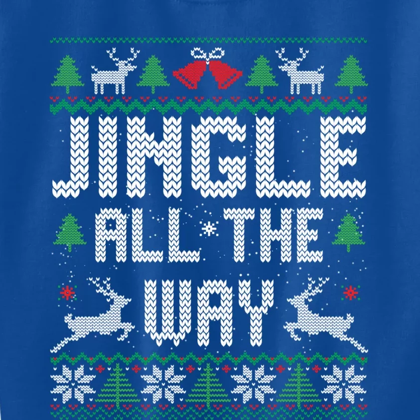 Jingle All The Way Ugly Christmas Sweaters Gift Kids Sweatshirt