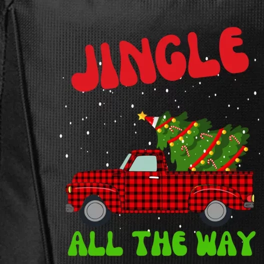 Jingle All The Way Xmas Gift City Backpack