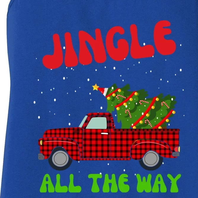 Jingle All The Way Xmas Gift Women's Racerback Tank