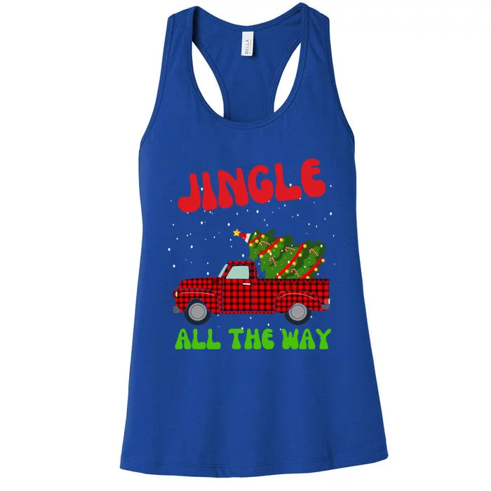 Jingle All The Way Xmas Gift Women's Racerback Tank