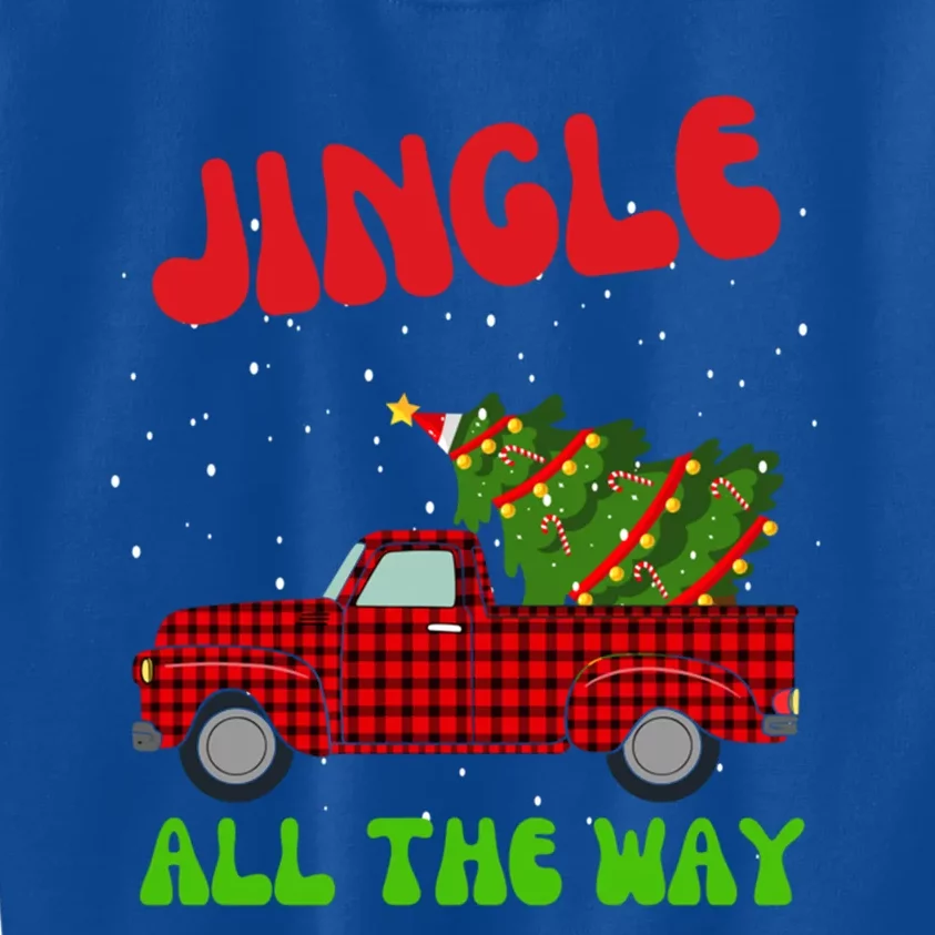 Jingle All The Way Xmas Gift Kids Sweatshirt