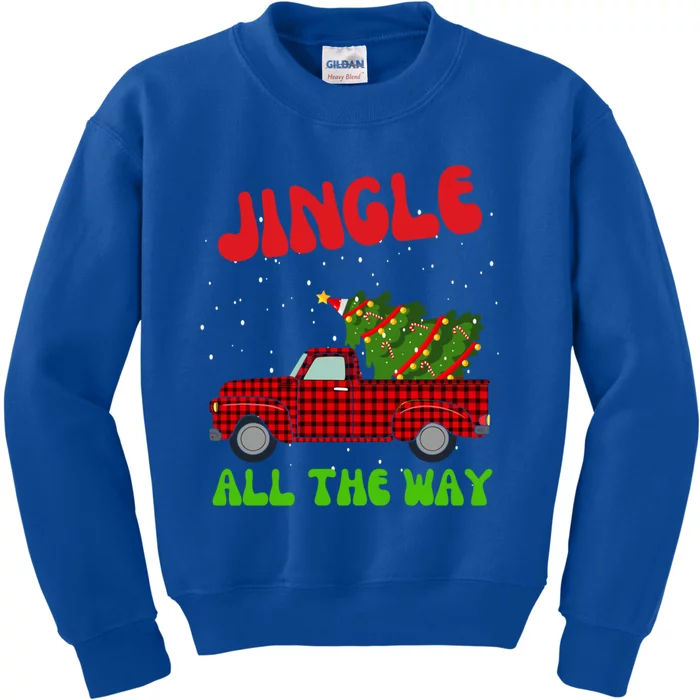 Jingle All The Way Xmas Gift Kids Sweatshirt