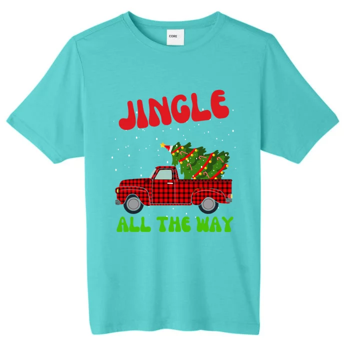 Jingle All The Way Xmas Gift ChromaSoft Performance T-Shirt