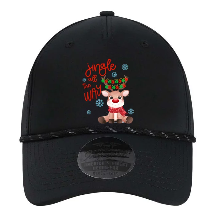 Jingle All The Way Funny Reindeer Gift Performance The Dyno Cap