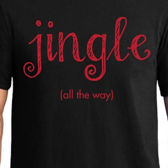 Jingle All The Way Christmas Design Gift Pajama Set