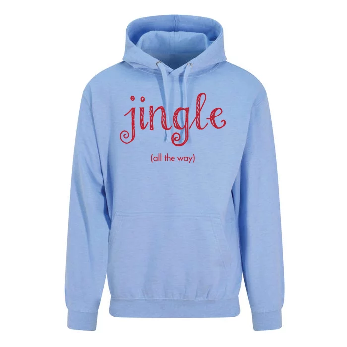 Jingle All The Way Christmas Design Gift Unisex Surf Hoodie