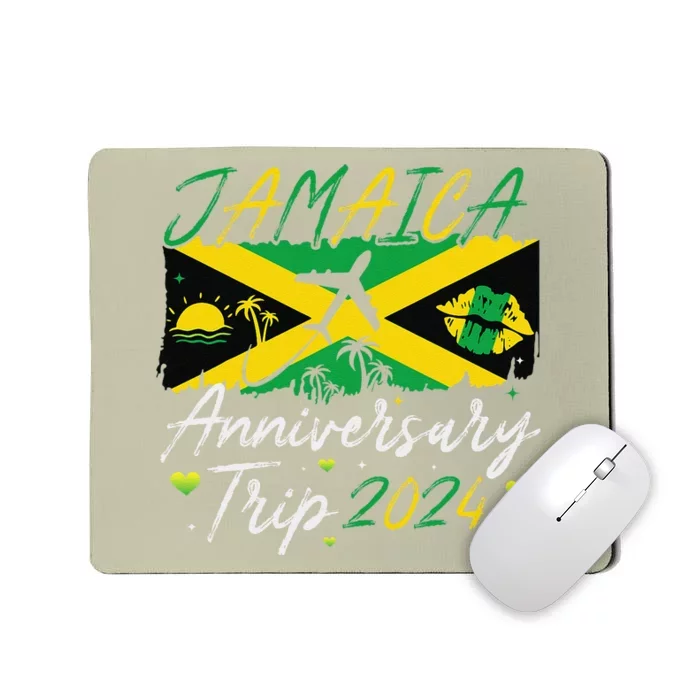 Jamaica Anniversary Trip 2024 Couple Summer Vacation Trip Mousepad