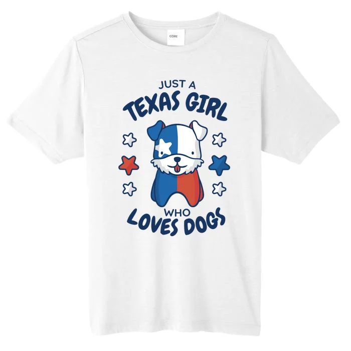 Just A Texas Girl Who Loves Dogs ChromaSoft Performance T-Shirt