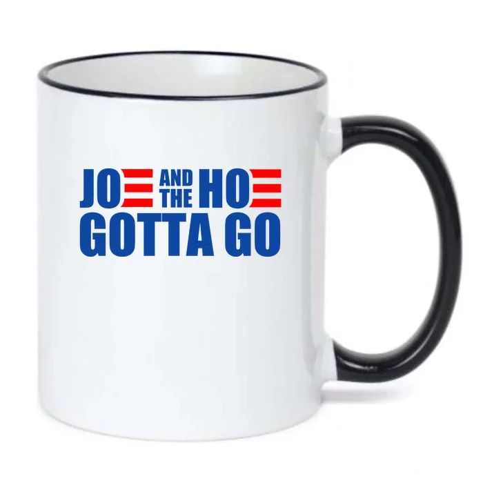 Joe And The Hoe Gotta Go Funny Black Color Changing Mug