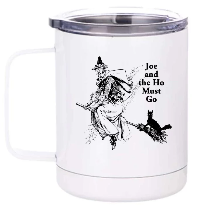 Joe And The Ho Halloween Tee Front & Back 12oz Stainless Steel Tumbler Cup