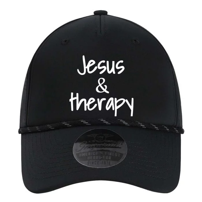 Jesus And Therapy Christian Humor For Christian Counselors Great Gift Performance The Dyno Cap