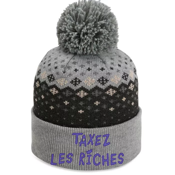 Jeanmichel Aphatie Taxez Les Riches The Baniff Cuffed Pom Beanie