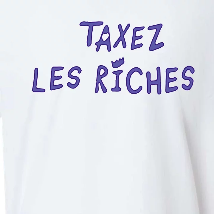 Jeanmichel Aphatie Taxez Les Riches Sueded Cloud Jersey T-Shirt