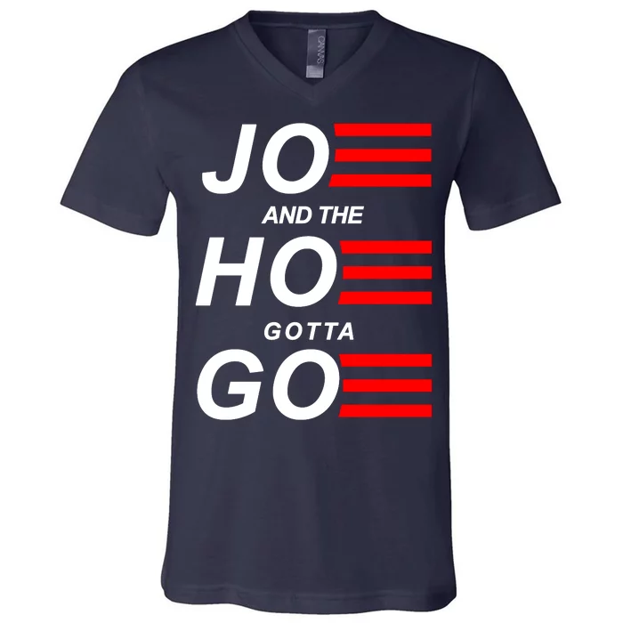 Joe And The Hoe Gotta Go V-Neck T-Shirt