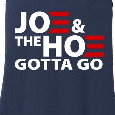 Joe And The Ho Gotta Gotta Go Funny Anti Biden Harris Ladies Essential Tank