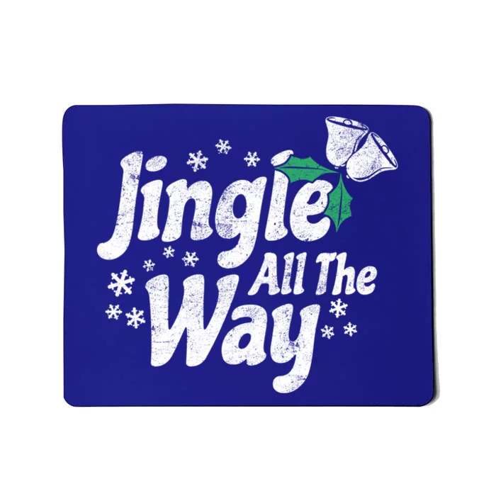 Jingle All The Way Bells Christmas Gift Mousepad