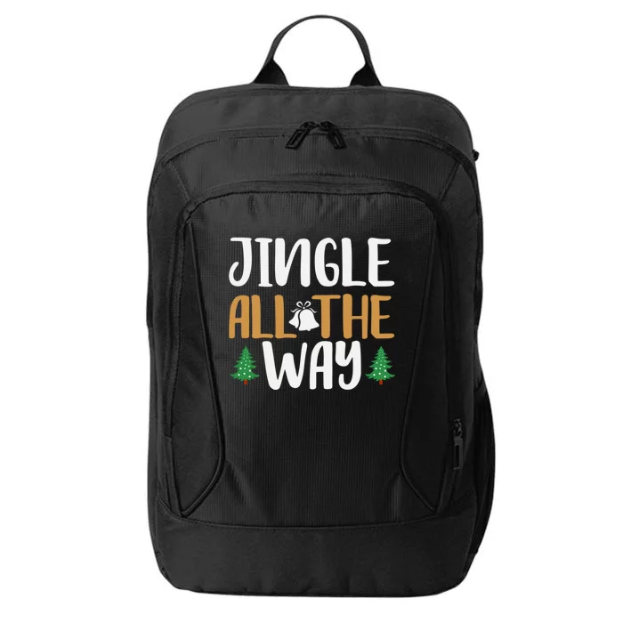 Jingle All The Way Christmas Season Gift City Backpack