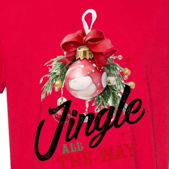 Jingle All The Way Festive Holiday Design Funny Gift Garment-Dyed Heavyweight T-Shirt