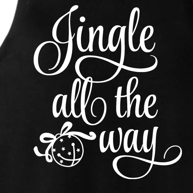 Jingle All The Way Ladies Tri-Blend Wicking Tank