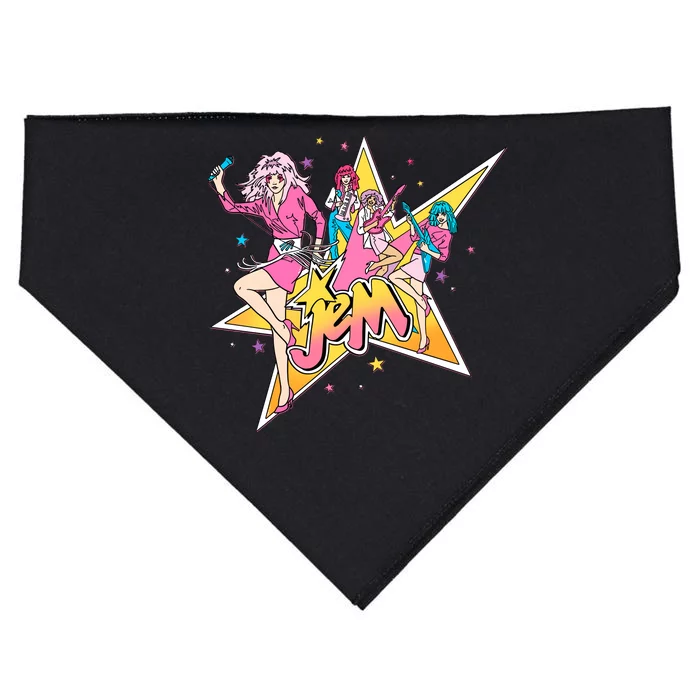 Jem And The Holograms Lover USA-Made Doggie Bandana