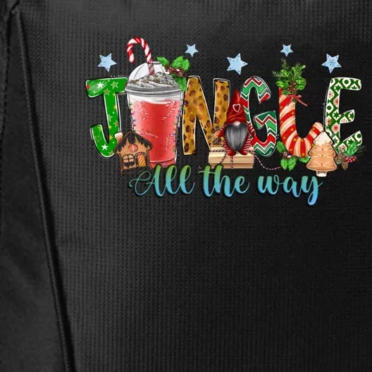 Jingle All The Way Merry Christmas Gnome Tree Cakes Debbie Gift City Backpack