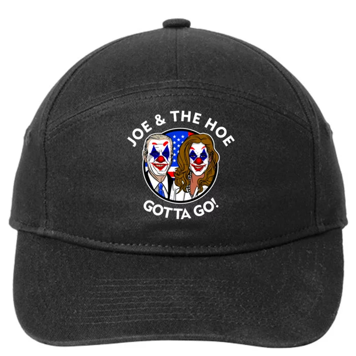 Joe And The Hoe Gotta Go Ho Biden Politian Clown Circus 7-Panel Snapback Hat