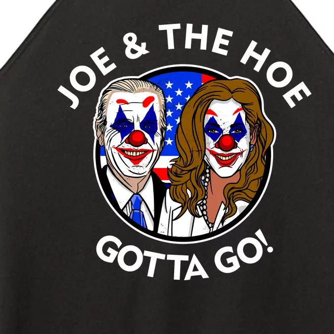 Joe And The Hoe Gotta Go Ho Biden Politian Clown Circus Women’s Perfect Tri Rocker Tank