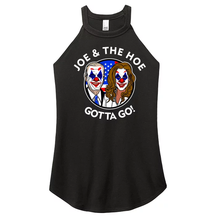 Joe And The Hoe Gotta Go Ho Biden Politian Clown Circus Women’s Perfect Tri Rocker Tank