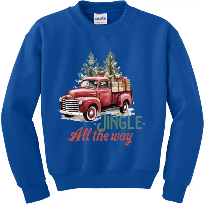 Jingle All The Way Funny Gift Kids Sweatshirt