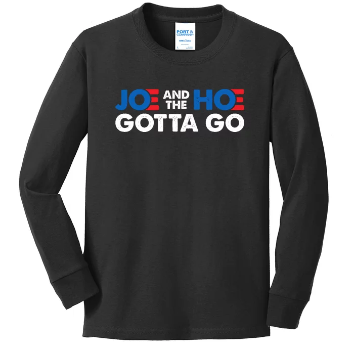 Joe And The Ho Gotta Go Kids Long Sleeve Shirt