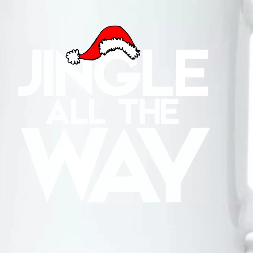 Jingle All The Way Gift Funny Christmas Gift Black Color Changing Mug