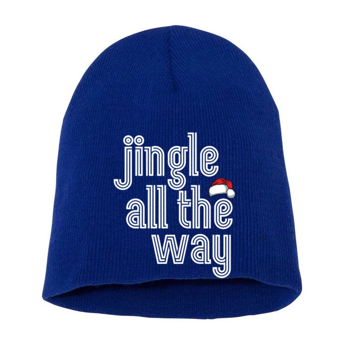 Jingle All The Way Meaningful Gift Short Acrylic Beanie