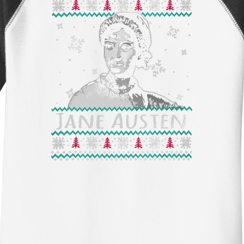 Jane Austen Ugly Christmas Sweater Design Xmas Book Lover Cool Gift Toddler Fine Jersey T-Shirt