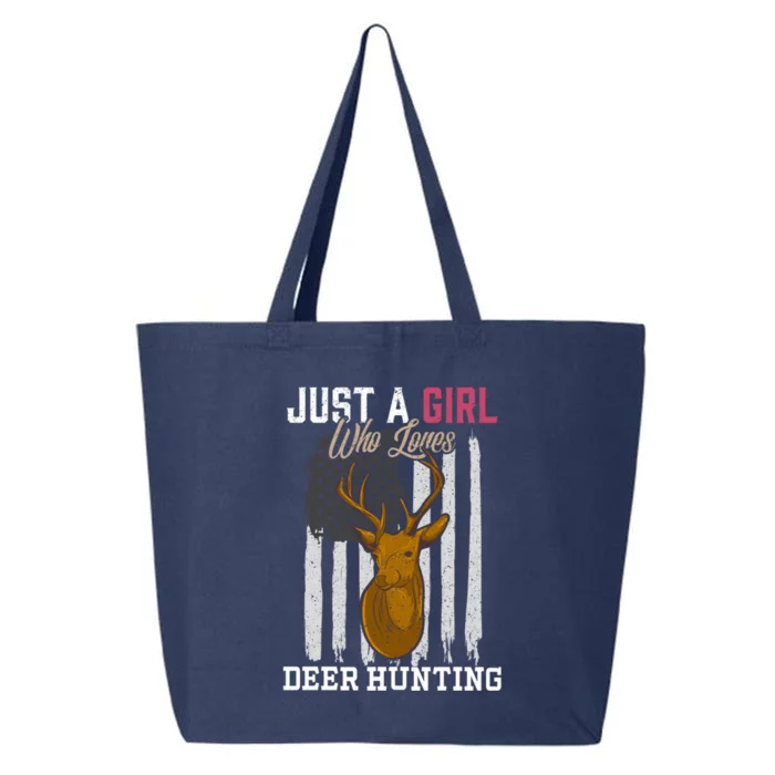 Just A Who Loves Deer Hunting Hunter Gift Funny Gift 25L Jumbo Tote