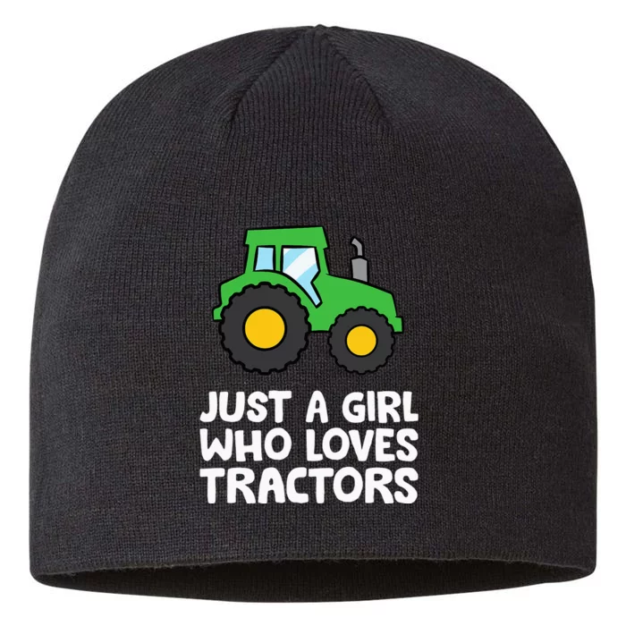 Just a  Who Loves Tractors 8 1/2in Sustainable Knit Beanie