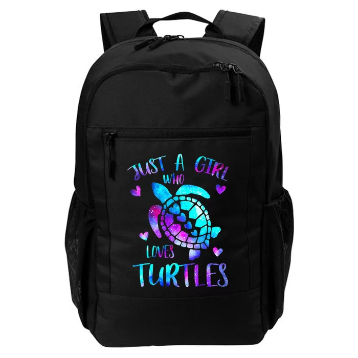 Just a  Who Loves Turtles Galaxy Space Sea Daily Commute Backpack