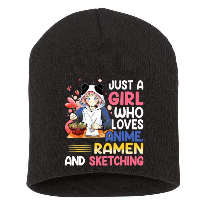 Just A Who Loves Anime Ra And Sketching Japan Anime Short Acrylic Beanie