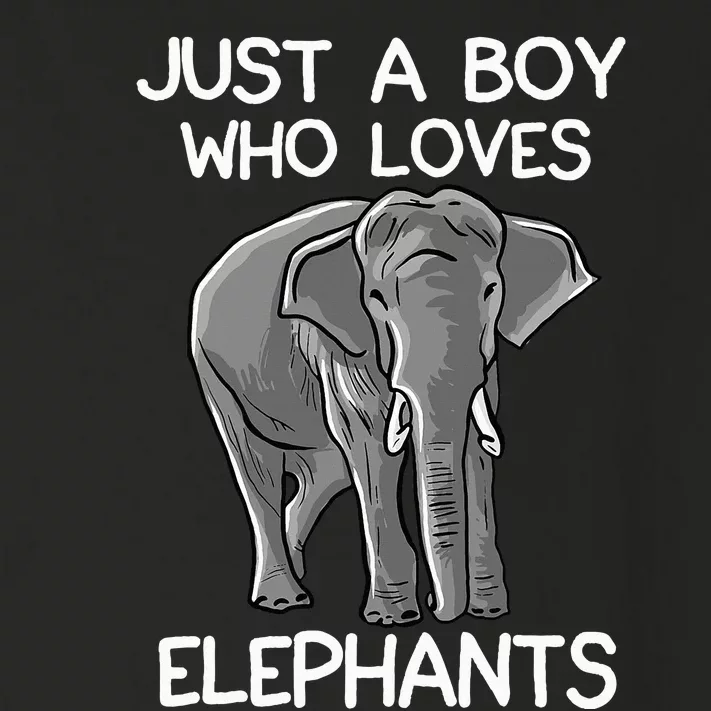 Just A Who Loves Elephants Funny Elephant Lover Toddler Long Sleeve Shirt