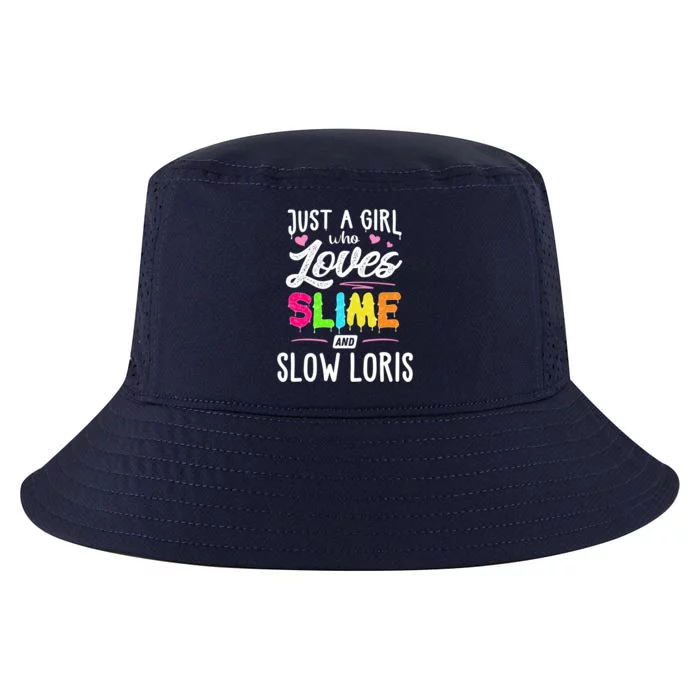 Just A Who Loves Slime And Slow Loris Gift Cute Gift Cool Comfort Performance Bucket Hat