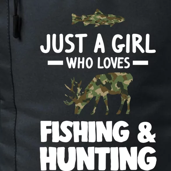 Just A Who Loves Fishing And Hunting Hunt Cool Gift Daily Commute Backpack