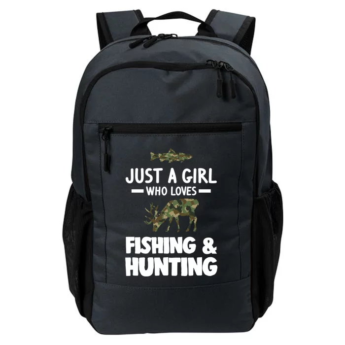 Just A Who Loves Fishing And Hunting Hunt Cool Gift Daily Commute Backpack