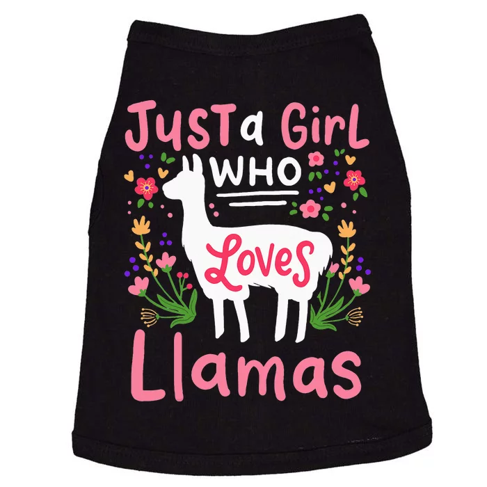 Just a  Who Loves Llamas Doggie Tank