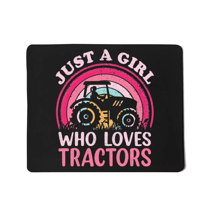 Just A  Who Loves Tractors Mousepad