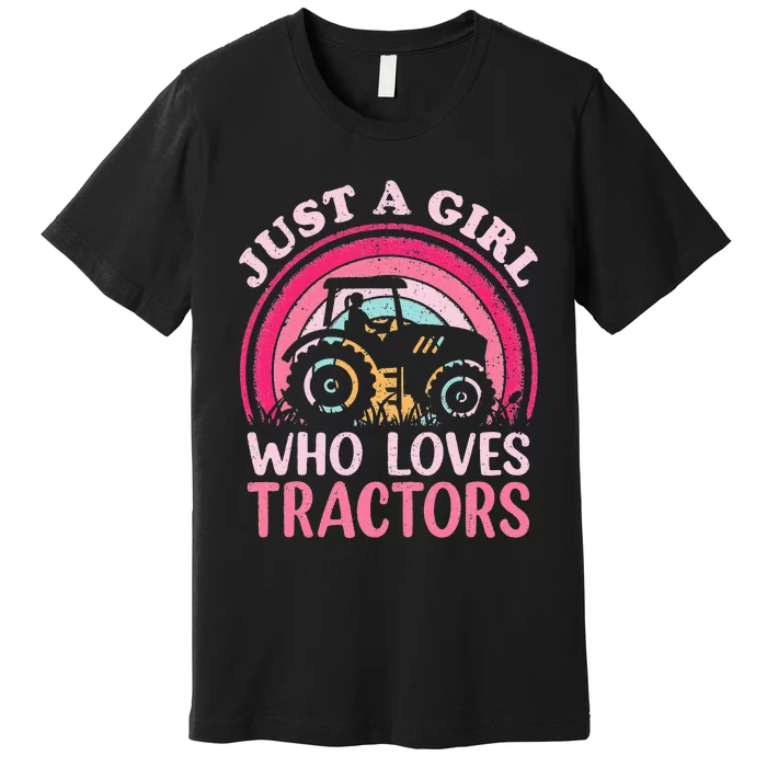 Just A  Who Loves Tractors Premium T-Shirt