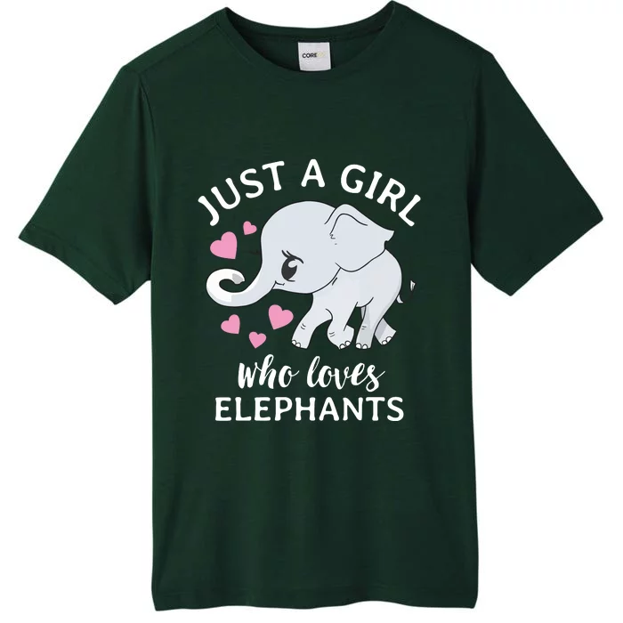 Just A Who Loves Elephants ChromaSoft Performance T-Shirt