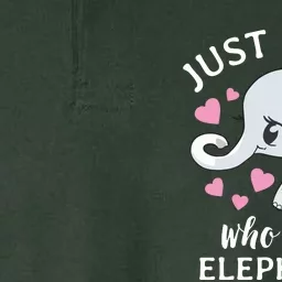 Just A Who Loves Elephants Softstyle Adult Sport Polo